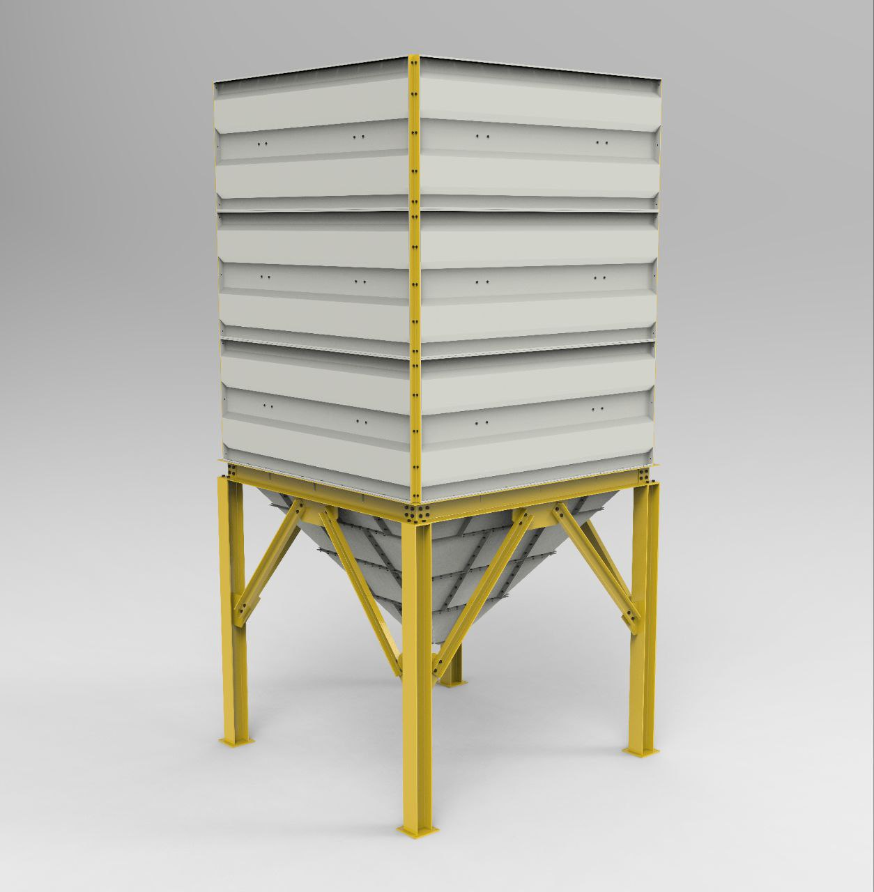 Design render of a BPE silo